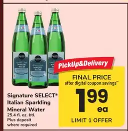 ACME Signature SELECT Italian Sparkling Mineral Water offer