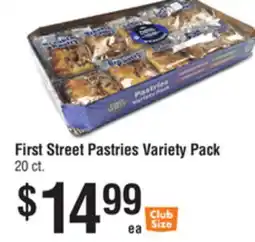 Smart & Final First Street Pastries Variety Pack offer