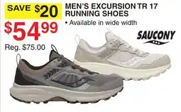 Dunham's Sports SAUCONY MEN'S EXCURSION TR 17 RUNNING SHOES offer