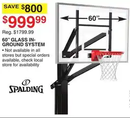 Dunham's Sports 60 GLASS IN-GROUND SYSTEM offer