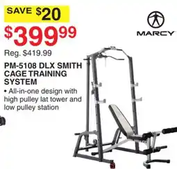 Dunham's Sports MARCY PM-5108 DLX SMITH CAGE TRAINING SYSTEM offer