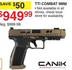 Dunham's Sports CANIK TTI COMBAT 9MM offer