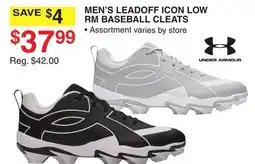 Dunham's Sports UNDER ARMOUR MEN'S LEADOFF ICON LOW RM BASEBALL CLEATS offer