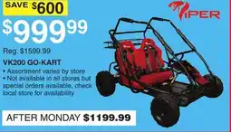 Dunham's Sports VK200 GO-KART offer