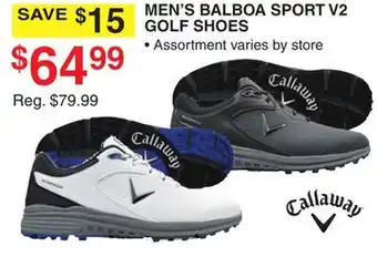 Dunham's Sports CALLAWAY MEN'S BALBOA SPORT V2 GOLF SHOES offer