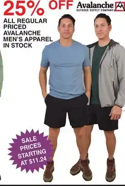 Dunham's Sports AVALANCHE MEN'S APPAREL IN STOCK offer