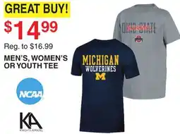 Dunham's Sports MEN'S, WOMEN'S OR YOUTH TEE offer