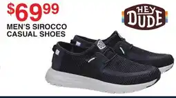 Dunham's Sports HEYDUDE MEN'S SIROCCO CASUAL SHOES offer