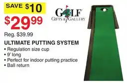 Dunham's Sports ULTIMATE PUTTING SYSTEM offer