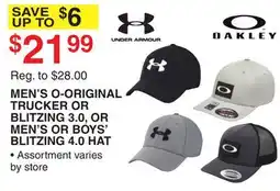 Dunham's Sports MEN'S O-ORIGINAL TRUCKER OR BLITZING 3.0, OR MEN'S OR BOYS' BLITZING 4.0 HAT offer