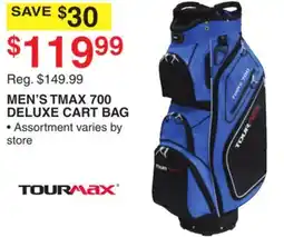 Dunham's Sports TOURMAX MEN'S TMAX 700 DELUXE CART BAG offer