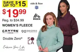 Dunham's Sports WOMEN'S FLEECE offer