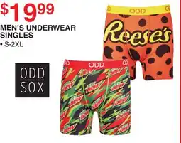 Dunham's Sports ODD SOX MEN'S UNDERWEAR SINGLES offer