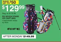 Dunham's Sports RX SEVEN STAND OR CART BAG offer