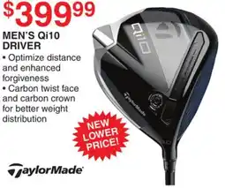 Dunham's Sports TAYLORMADE MEN'S QI10 DRIVER offer