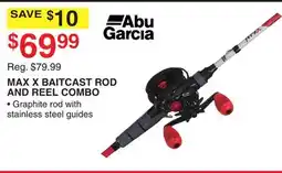 Dunham's Sports MAX X BAITCAST ROD AND REEL COMBO offer