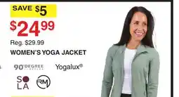 Dunham's Sports YOGALUX WOMEN'S YOGA JACKET offer