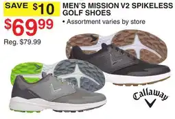 Dunham's Sports MEN'S MISSION V2 SPIKELESS GOLF SHOES offer