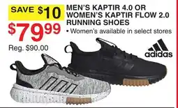 Dunham's Sports ADIDAS MEN'S KAPTIR 4.0 OR WOMEN'S KAPTIR FLOW 2.0 RUNNING SHOES offer