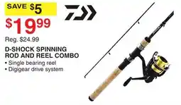 Dunham's Sports D-SHOCK SPINNING ROD AND REEL COMBO offer