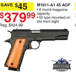 Dunham's Sports Rock Island Armory M1911-A1 45 ACP offer