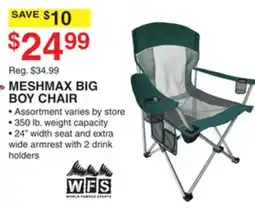 Dunham's Sports WFS MESHMAX BIG BOY CHAIR offer