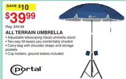 Dunham's Sports PORTAL ALL TERRAIN UMBRELLA offer