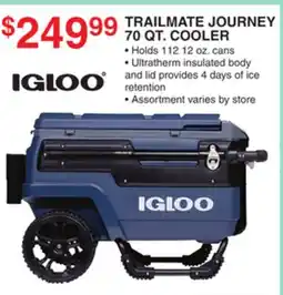 Dunham's Sports IGLOO TRAILMATE JOURNEY 70 QT. COOLER offer
