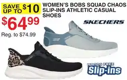 Dunham's Sports SKECHERS WOMEN'S BOBS SQUAD CHAOS SLIP-INS ATHLETIC CASUAL SHOES offer