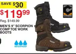 Dunham's Sports CHINDOK MEN'S 9 SCORPION COMP TOE WORK BOOTS offer