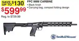 Dunham's Sports SMITH & WESSON FPC 9MM CARBINE offer