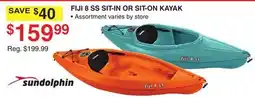 Dunham's Sports FIJI 8 SS SIT-IN OR SIT-ON KAYAK offer