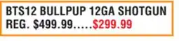 Dunham's Sports BTS12 BULLPUP 12GA SHOTGUN offer