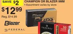 Dunham's Sports CHAMPION OR BLAZER 9MM offer