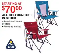 Dunham's Sports ALL GCI FURNITURE IN STOCK offer