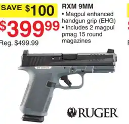 Dunham's Sports Ruger RXM 9MM offer