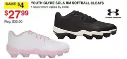 Dunham's Sports YOUTH GLYDE SOLA RM SOFTBALL CLEATS offer