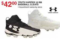 Dunham's Sports UNDER ARMOUR YOUTH HARPER 10 RM BASEBALL CLEATS offer