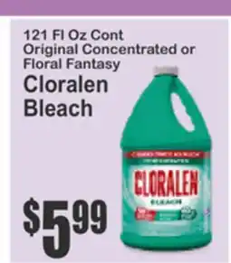Food Universe Original Concentrated or Floral Fantasy Cloralen Bleach offer