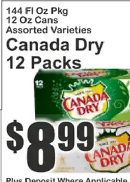 Food Universe Canada Dry 12 Packs offer