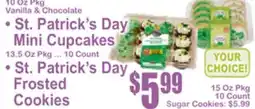Food Universe St. Patrick's Day Cupcakes offer