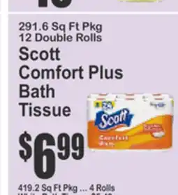 Food Universe Scott Comfort Plus Bath Tissue, Cottonelle Ultra Clean Bath Tissue offer