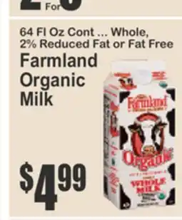 Food Universe Farmland Organic Milk offer