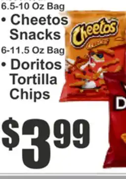 Food Universe • Cheetos Snacks • Doritos Tortilla Chips offer