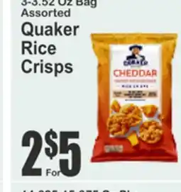 Food Universe Quaker Rice Crisps offer