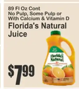 Food Universe Florida's Natural Juice offer