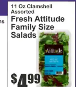 Food Universe Fresh Attitude Family Size Salads offer