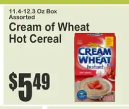 Food Universe Cream of Wheat Hot Cereal offer