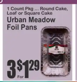 Food Universe Urban Meadow Foil Pans offer