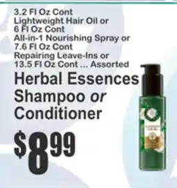 Food Universe Herbal Essences Shampoo or Conditioner offer